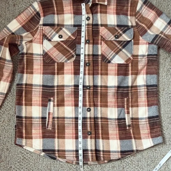 Natural Reflections Sherpa-Lined Plaid Jacket - Picture 10 of 11